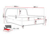 Continental bed 614829