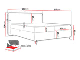 Continental bed 614659