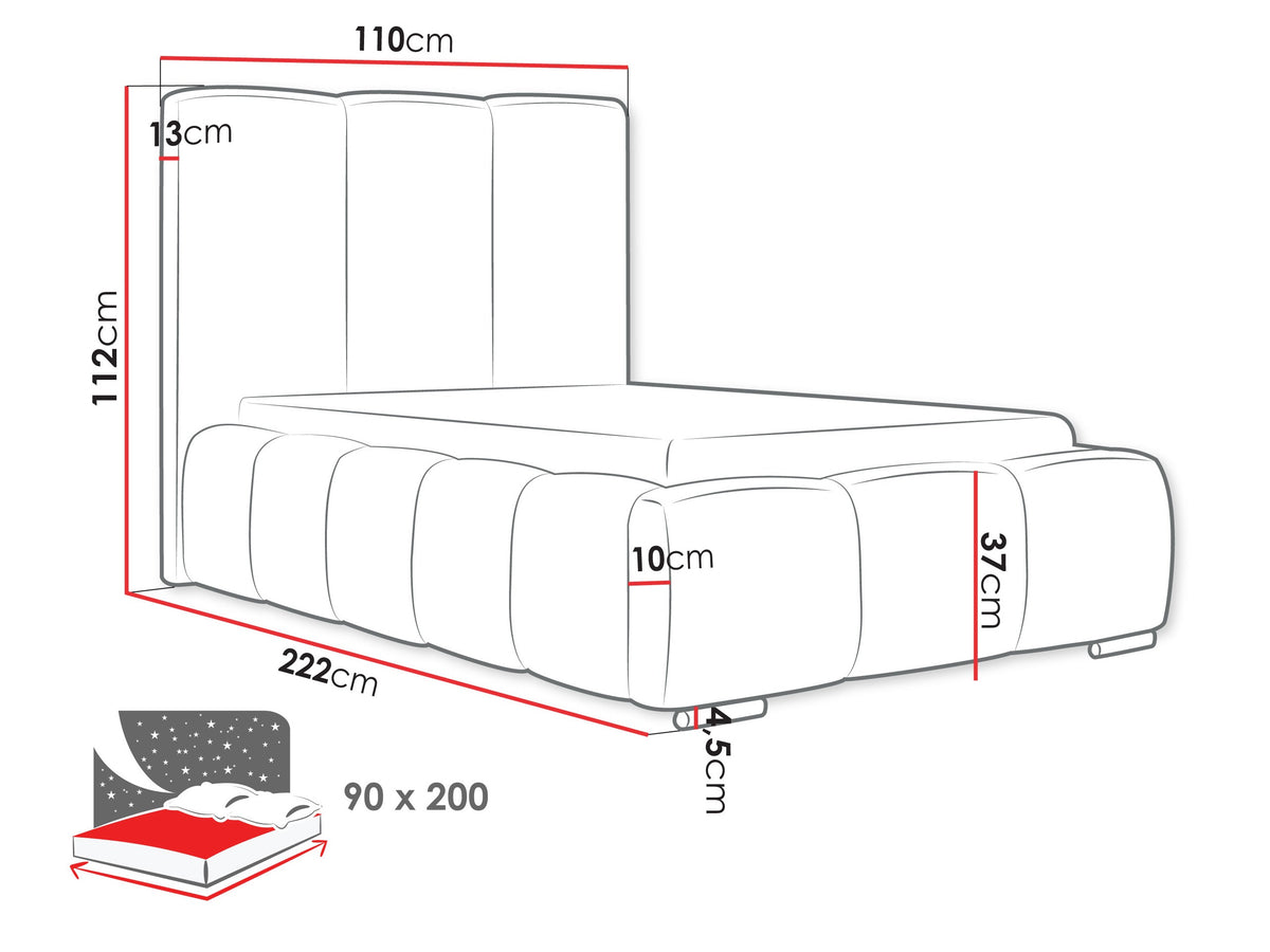 Bed 615589