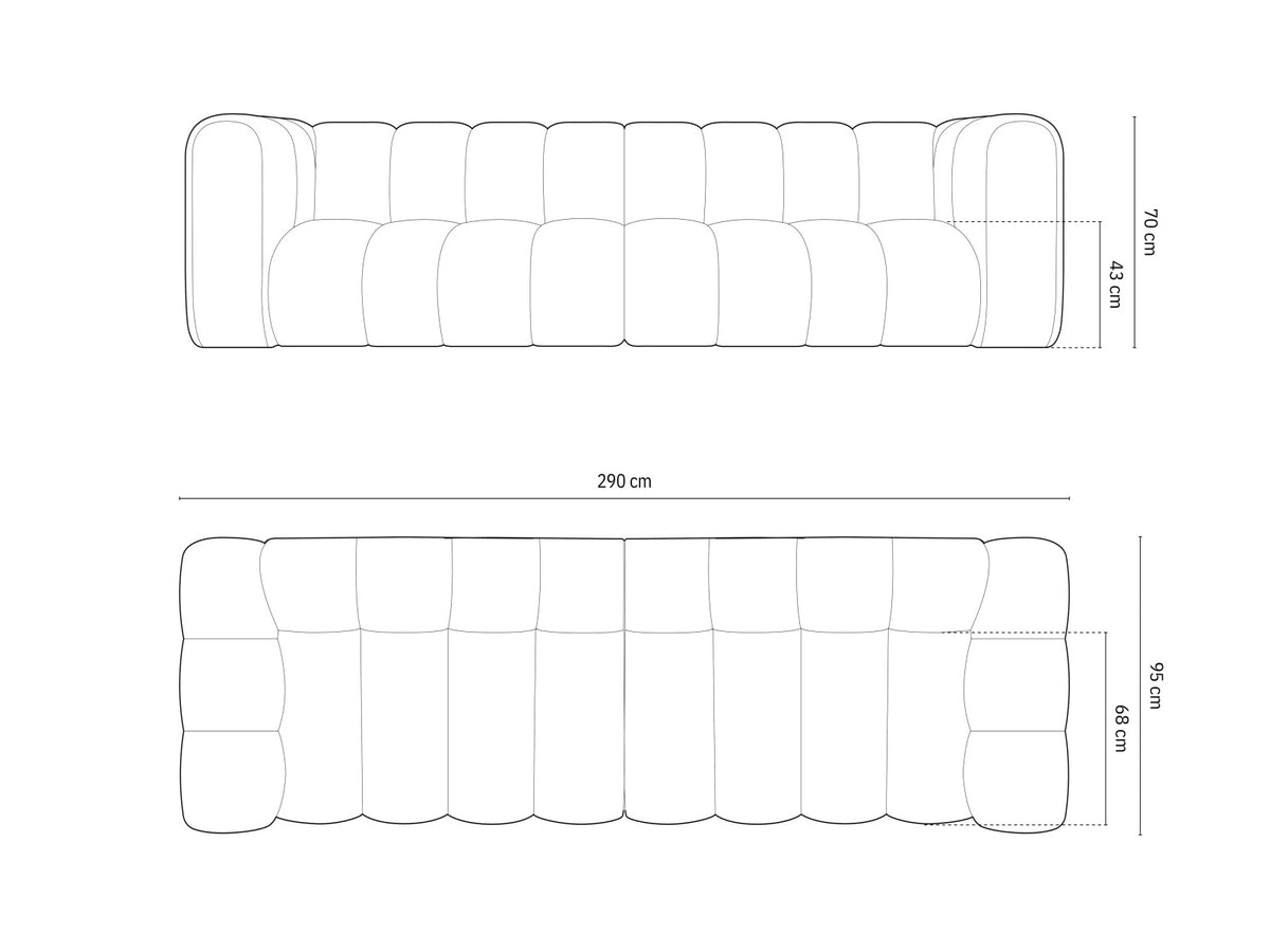 Modular sofa 592107