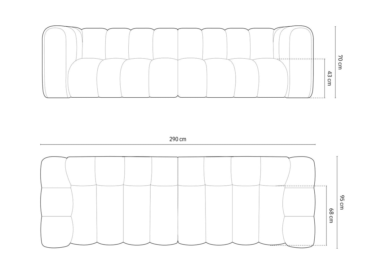 Modular sofa 592107