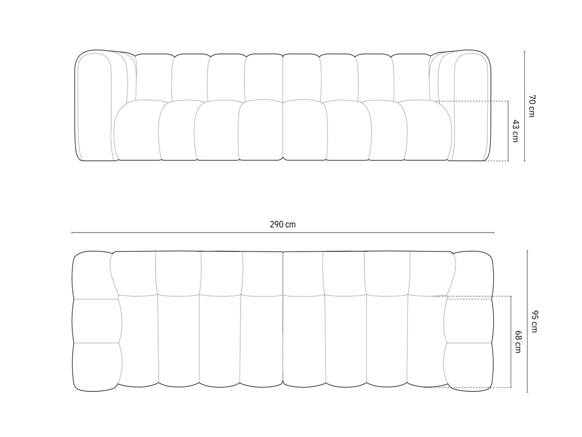 Modular sofa 592107