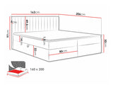 Continental bed 616711