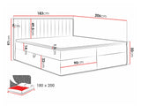 Continental bed 616711
