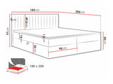 Continental bed 616711