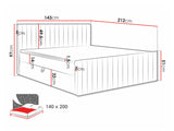 Continental bed 616765