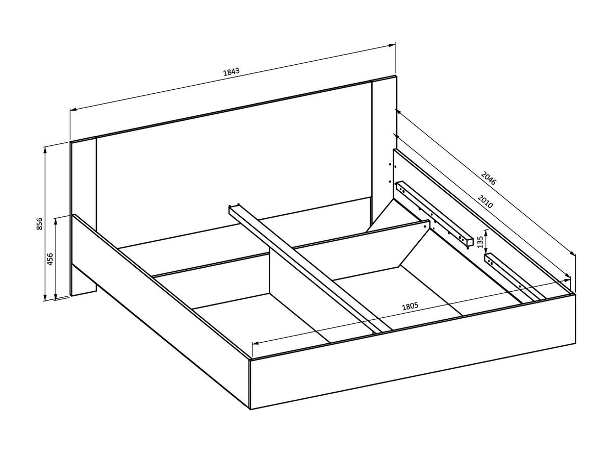 Bed 542714