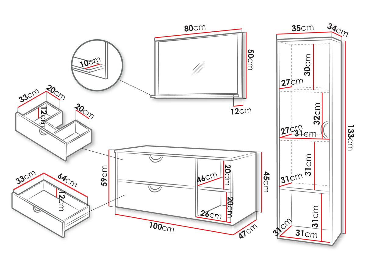 Bathroom set 615750