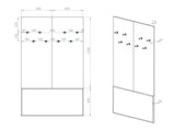 Coat rack 614035