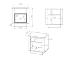 Bedside table 618267