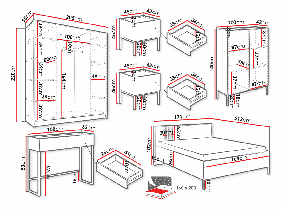 Bedroom set 585619