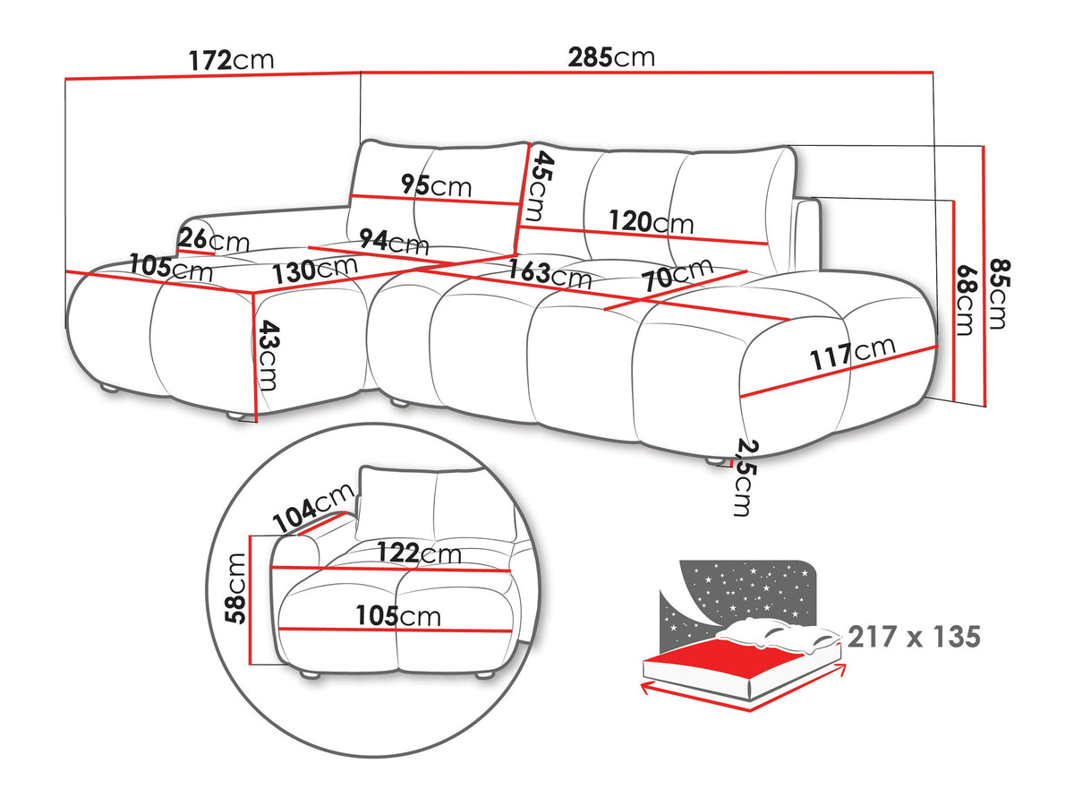 Corner sofa 622915