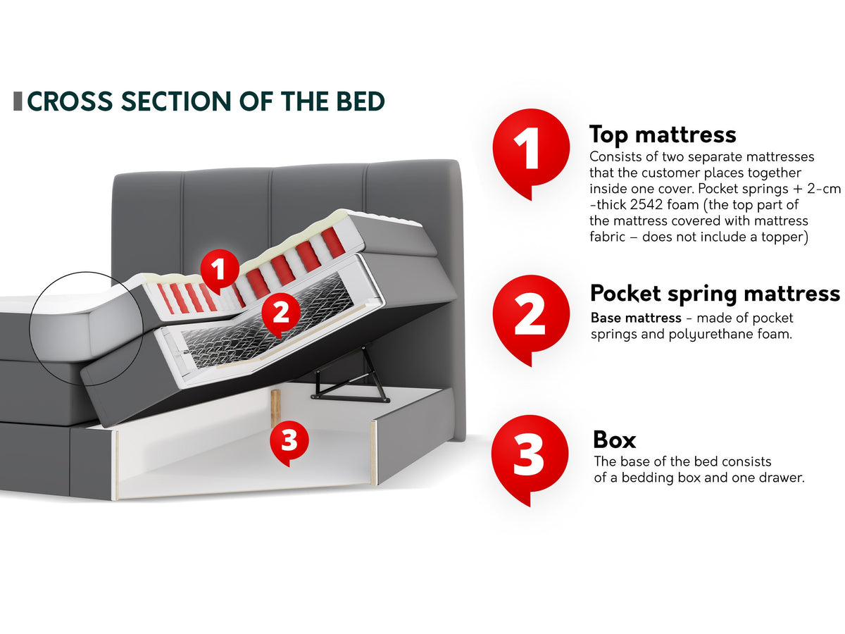 Continental bed 596997