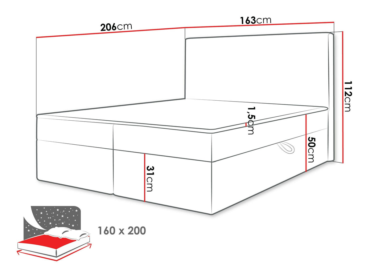 Continental bed 629463