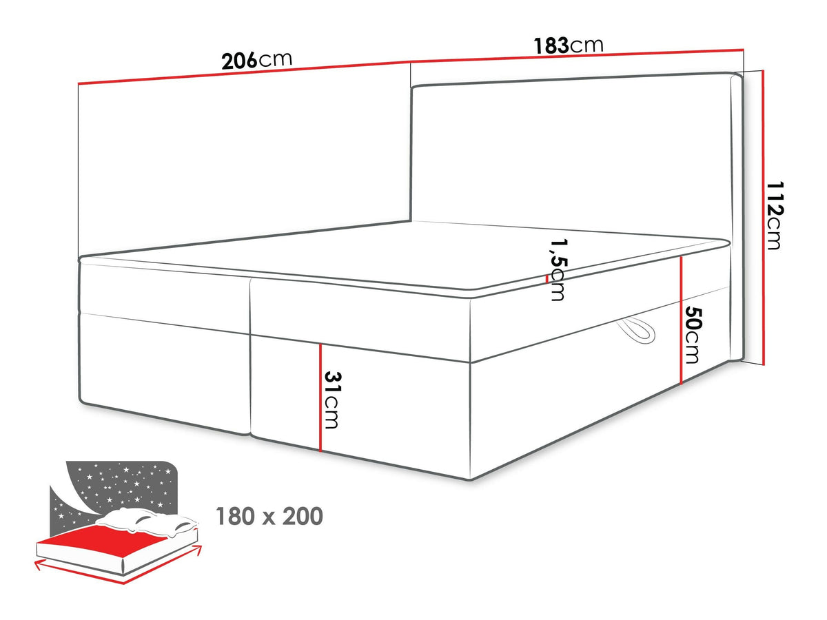 Continental bed 629463