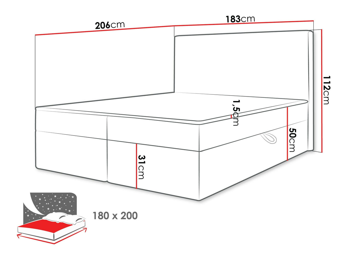 Continental bed 629463
