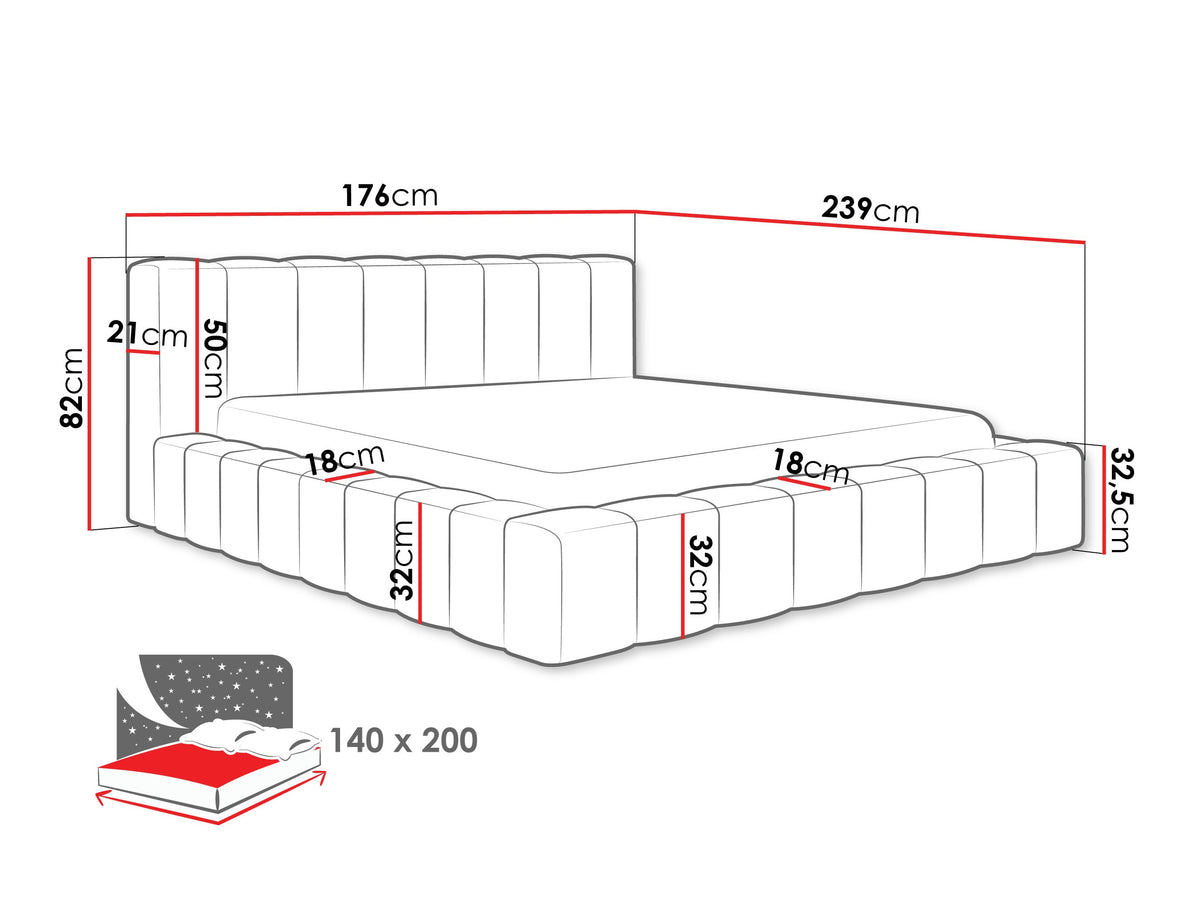 Bed 632738