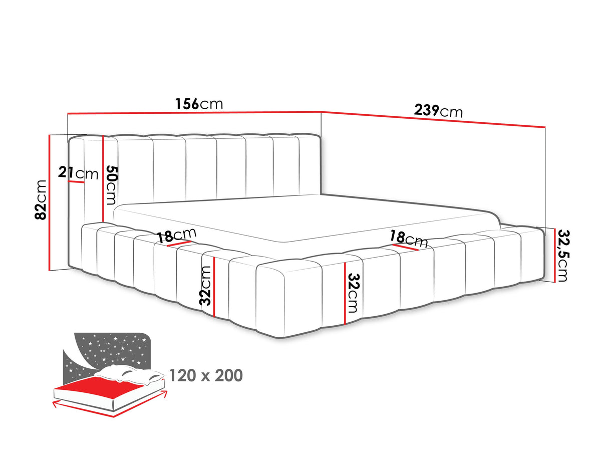 Bed 632738