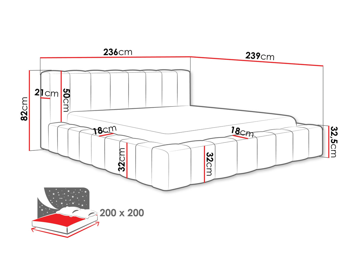 Bed 632738