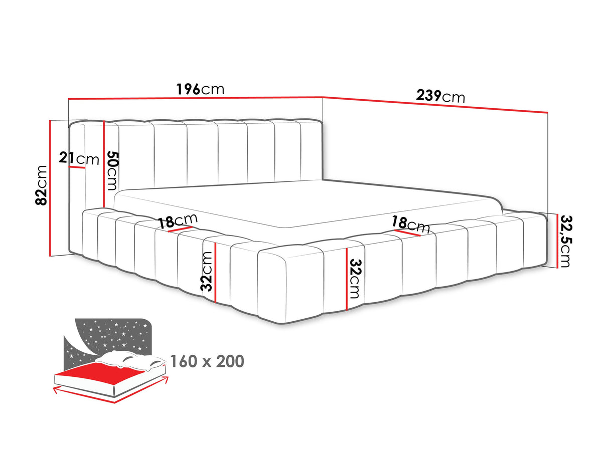 Bed 632738