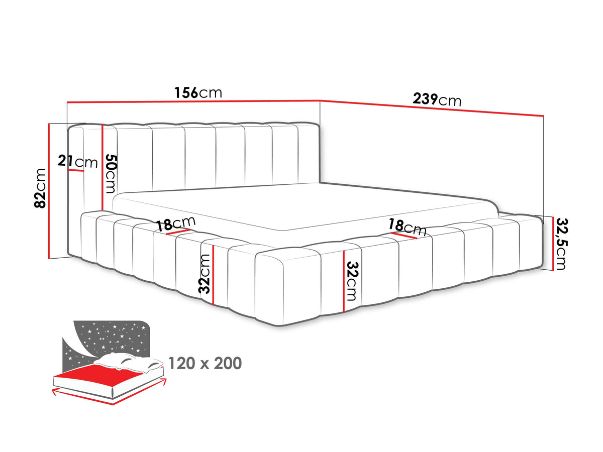 Bed 632738