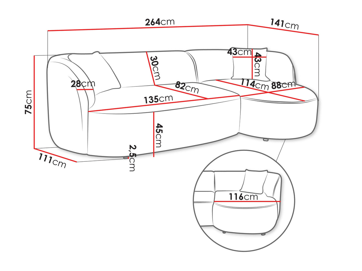 Corner sofa 636852
