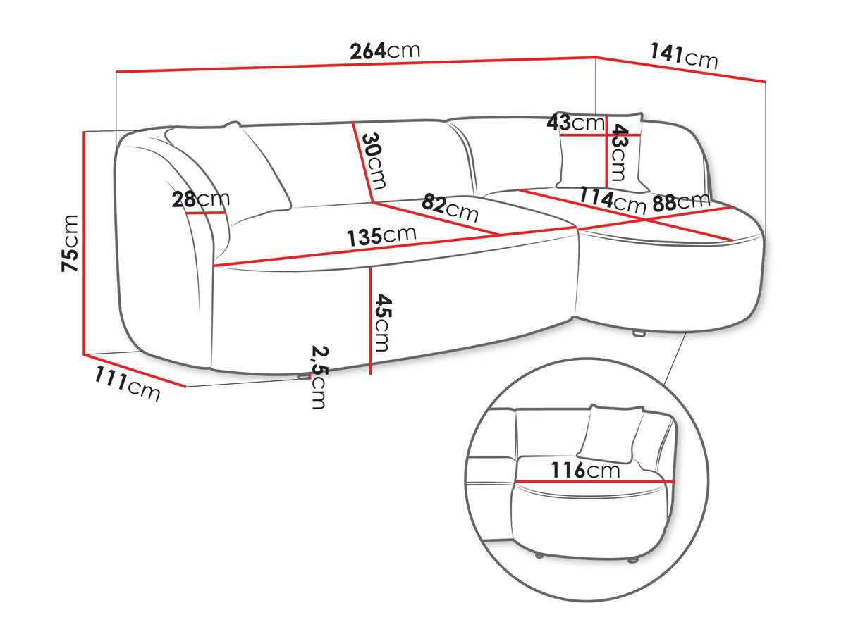 Corner sofa 636852