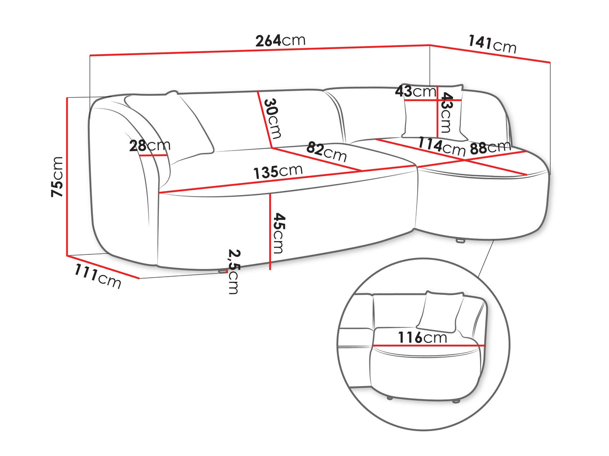 Corner sofa 636852