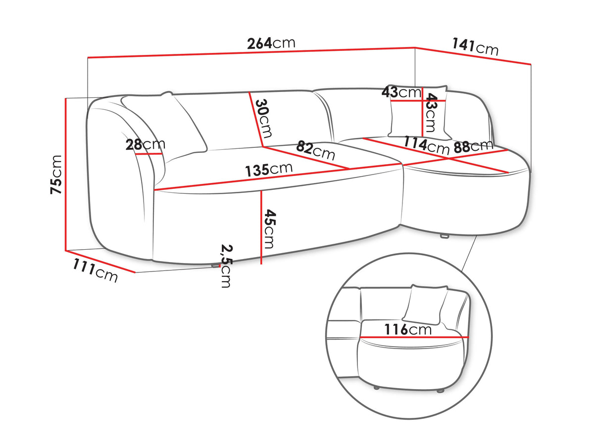 Corner sofa 636852