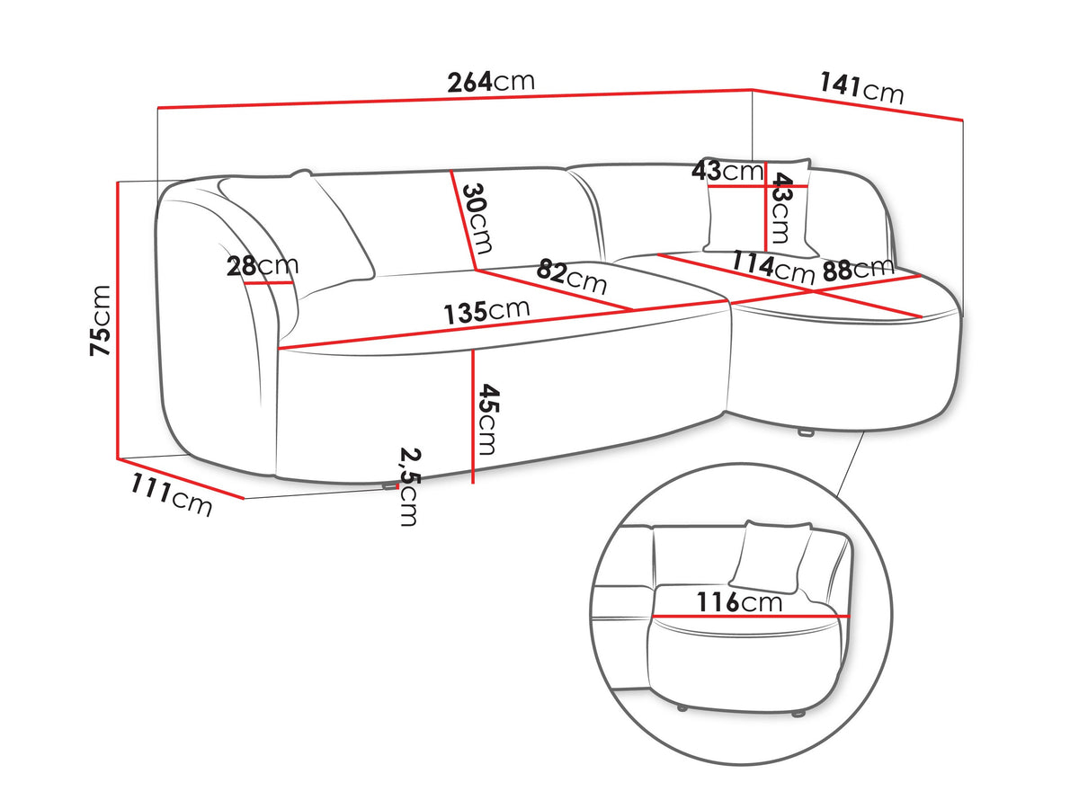 Corner sofa 636852