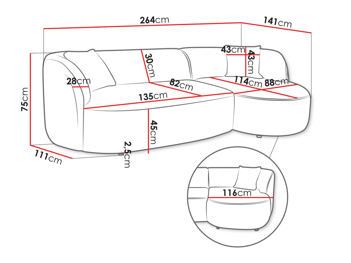 Corner sofa 636852