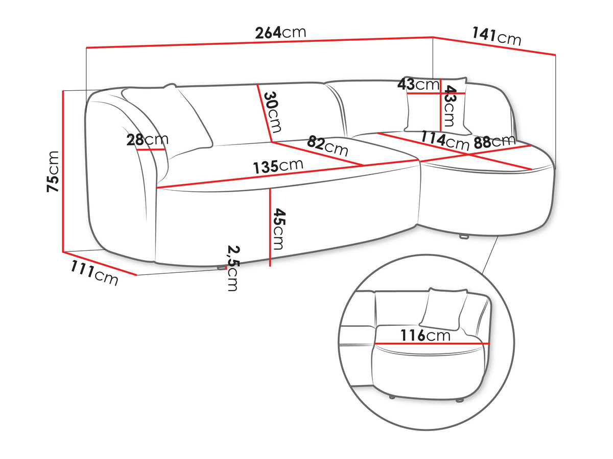 Corner sofa 636852
