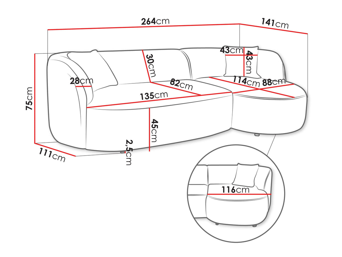Corner sofa 636852