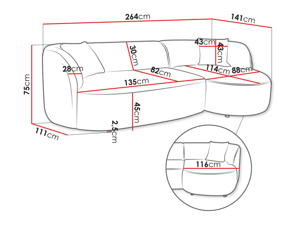 Corner sofa 636852