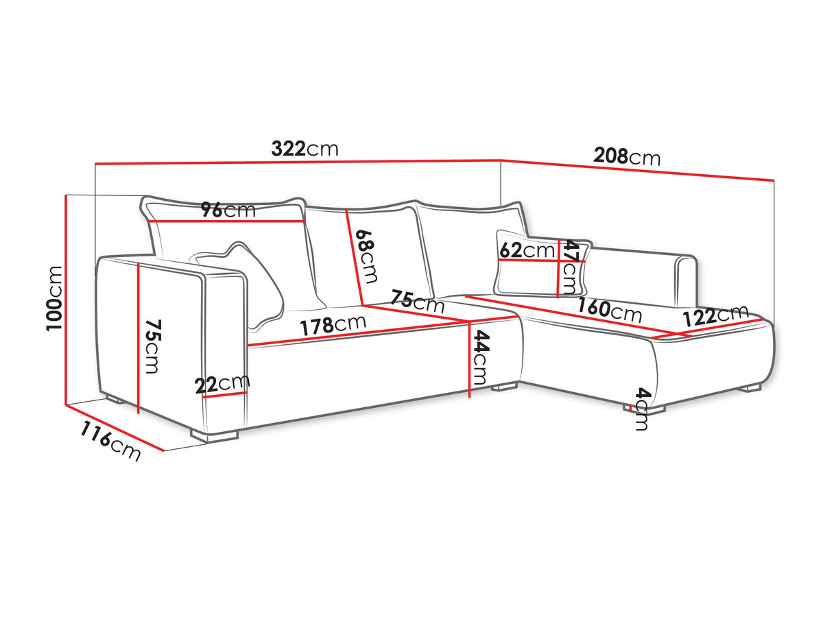 Corner sofa 637060