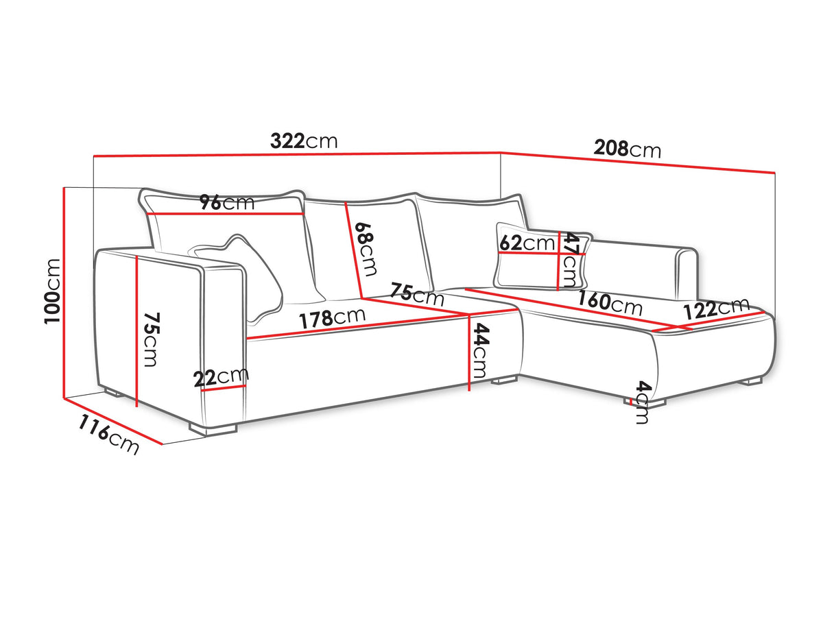 Corner sofa 637060