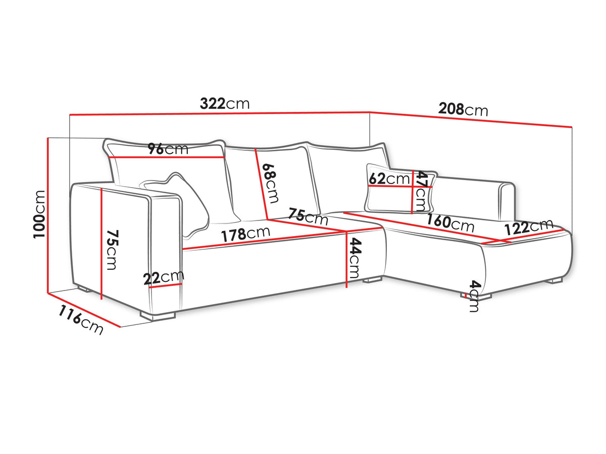 Corner sofa 637060