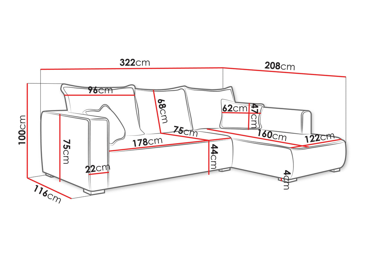 Corner sofa 637060