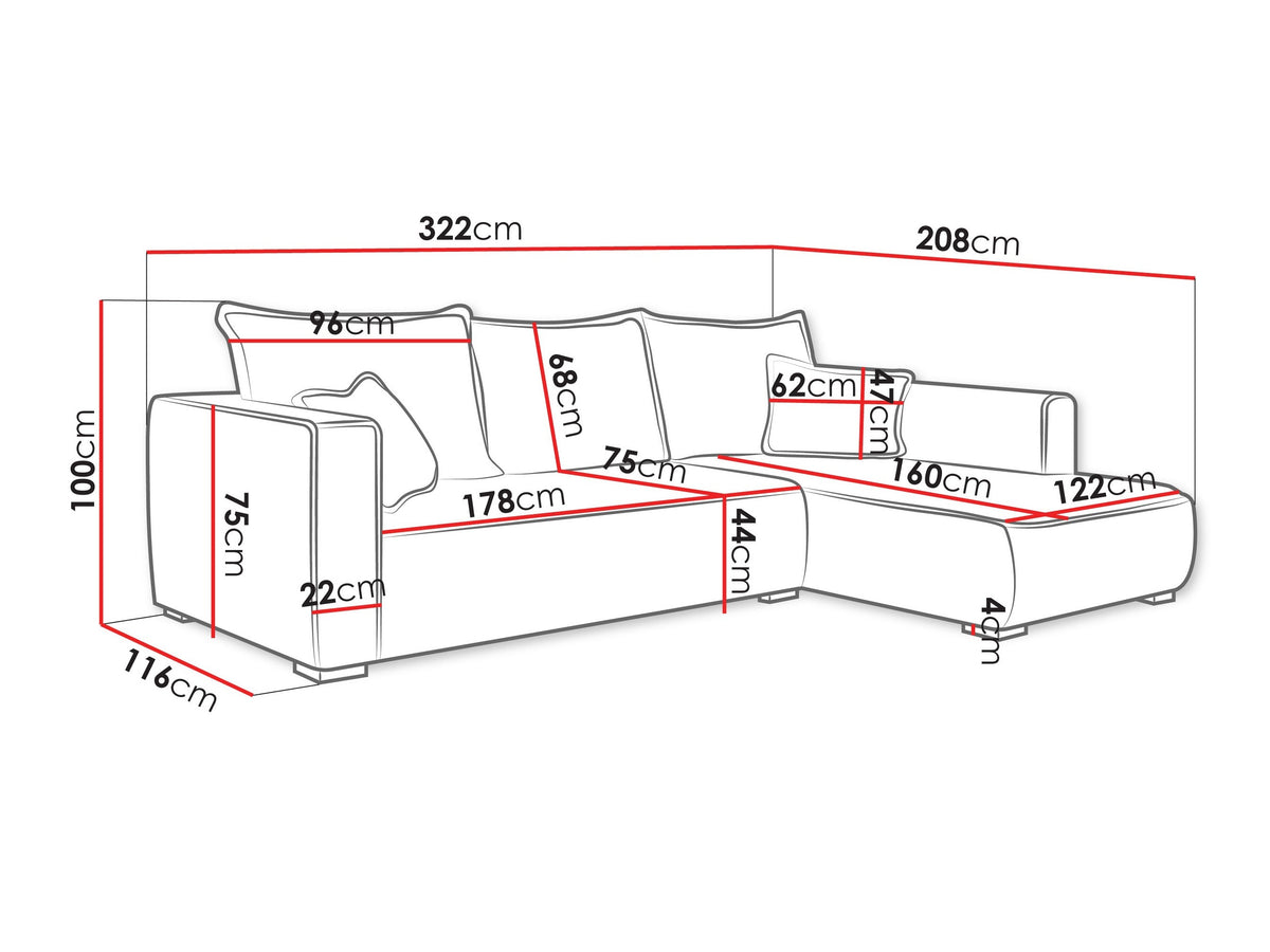 Corner sofa 637060