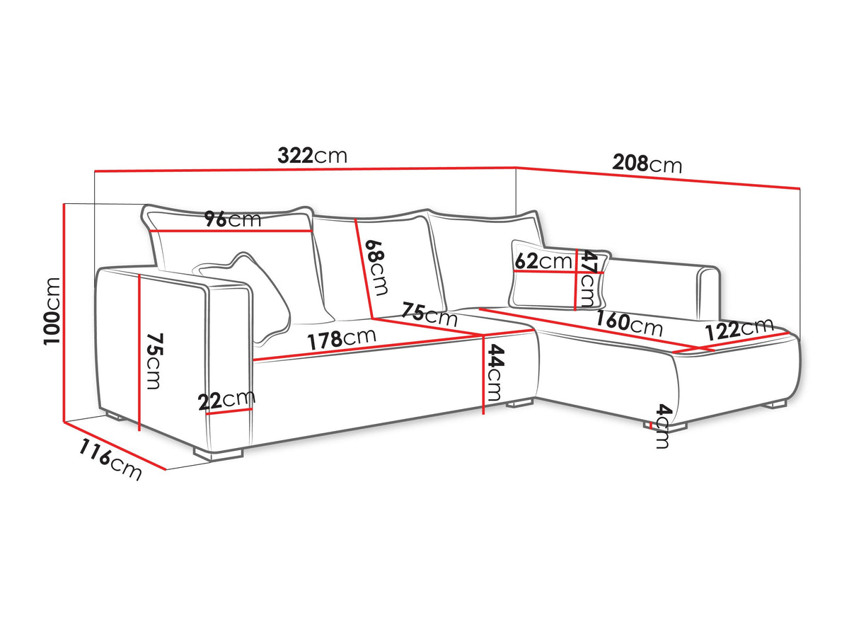 Corner sofa 637060