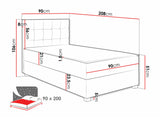 Continental bed 589198