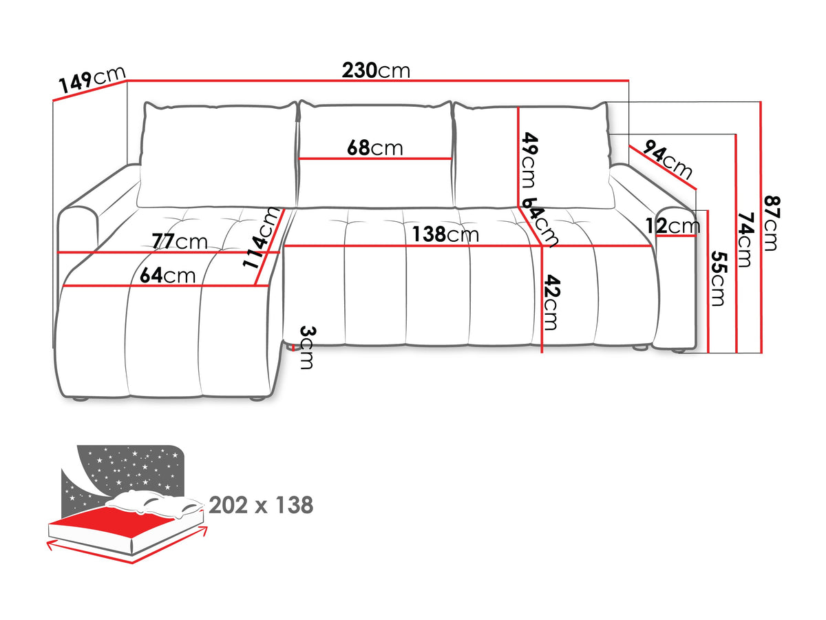 Corner sofa 637638