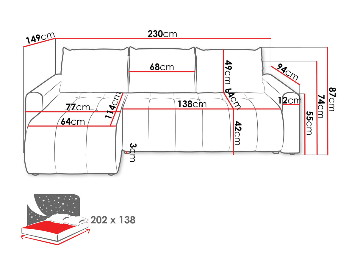Corner sofa 637638