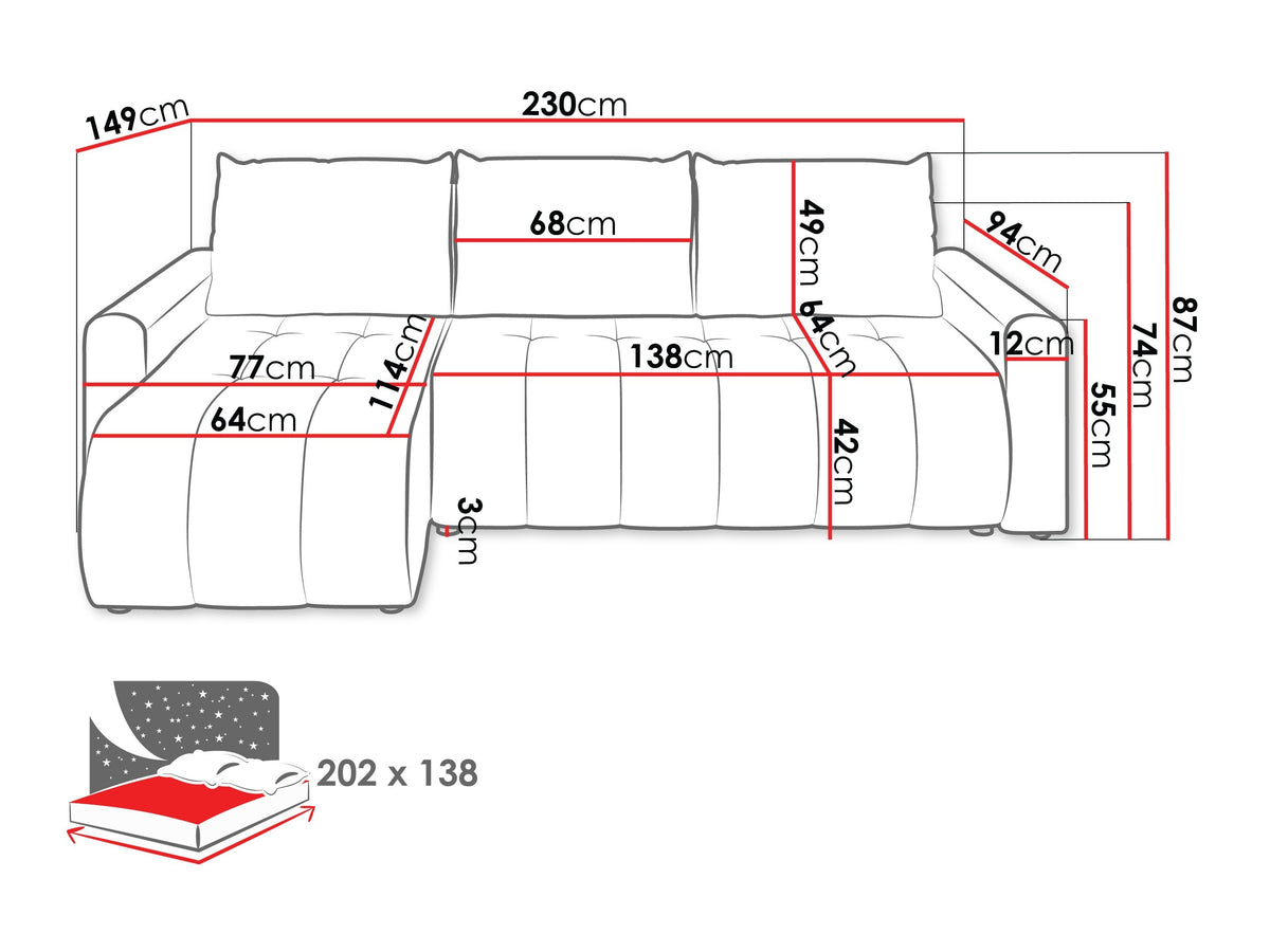 Corner sofa 637638