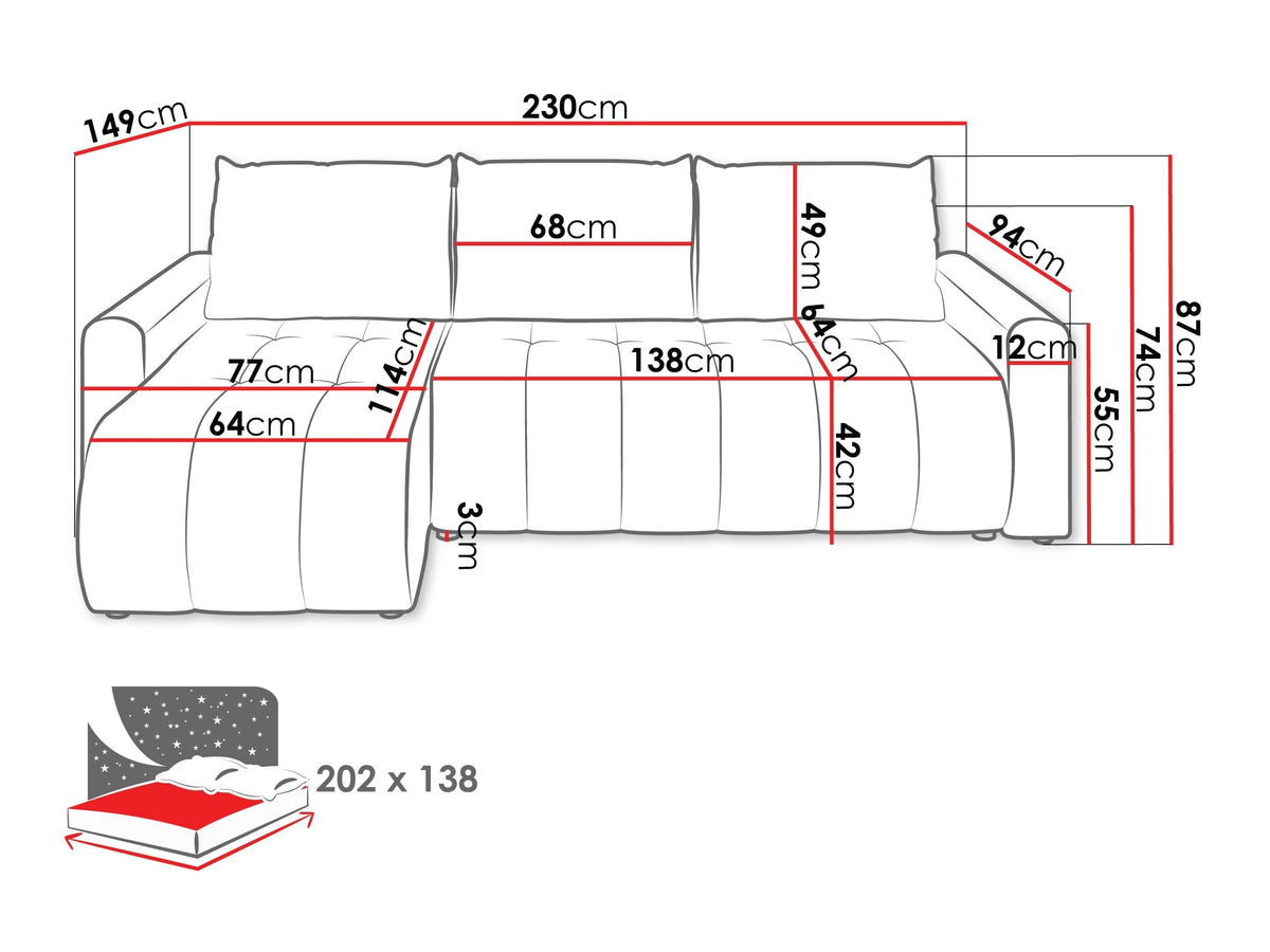 Corner sofa 637638