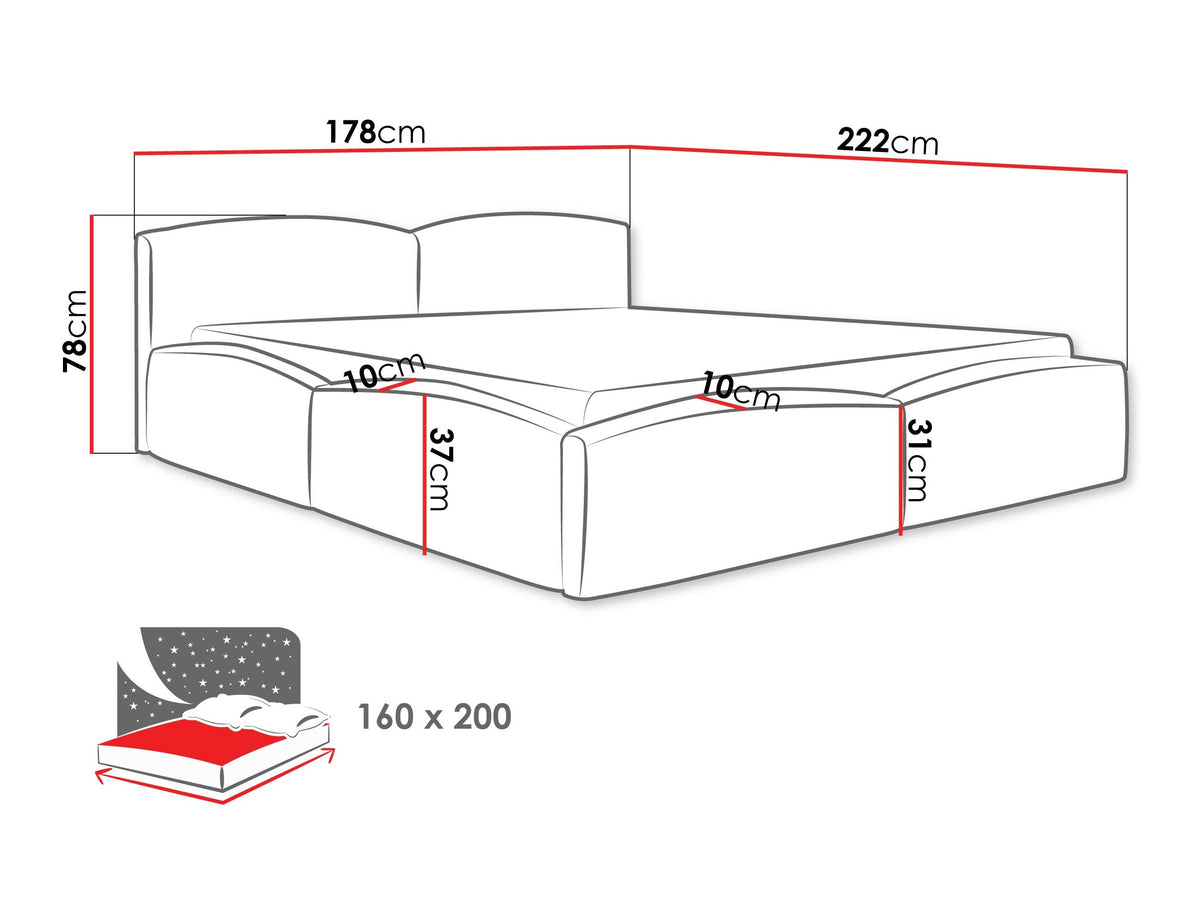Bed 637766