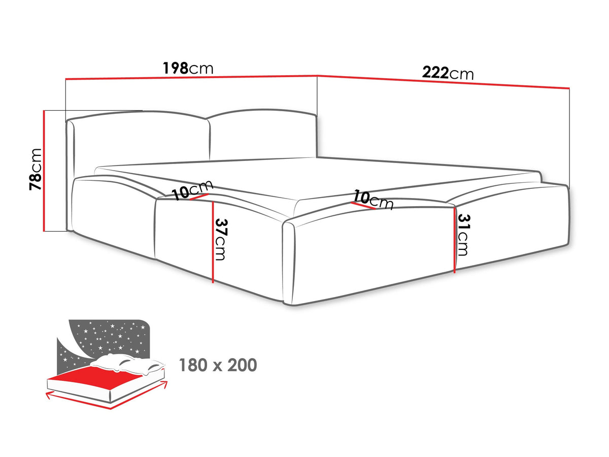 Bed 637766