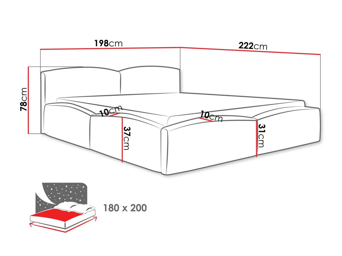 Bed 637766