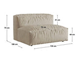 Modular armchair 581417