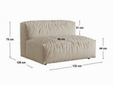 Modular armchair 638718